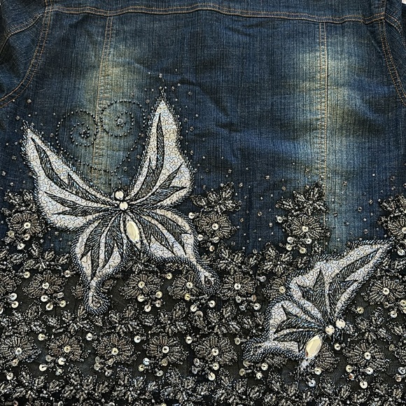 Amanda Adams Couture Denim Jacket - Picture 9 of 9
